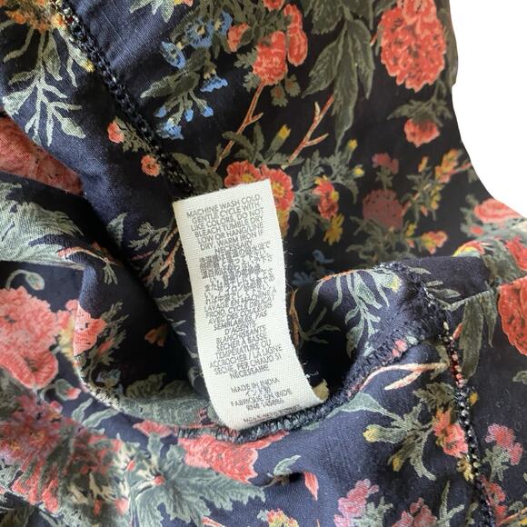 THE GREAT Floral Maxi Dress Size 2 Cotton - Picture 8 of 14